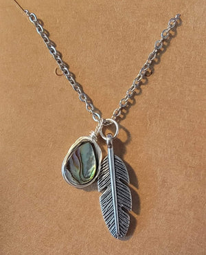 Abalone Shell - Miniature Smudge Bowl Necklace